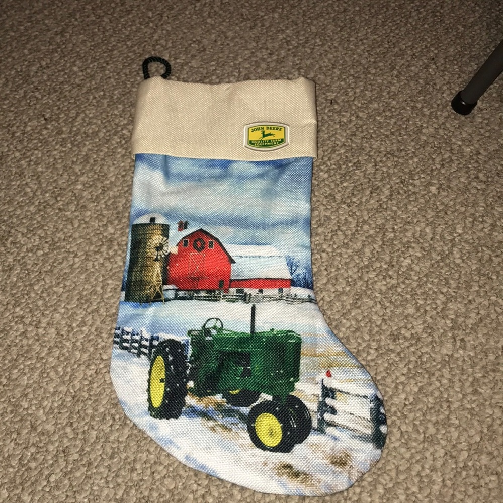 John Deere Christmas stocking